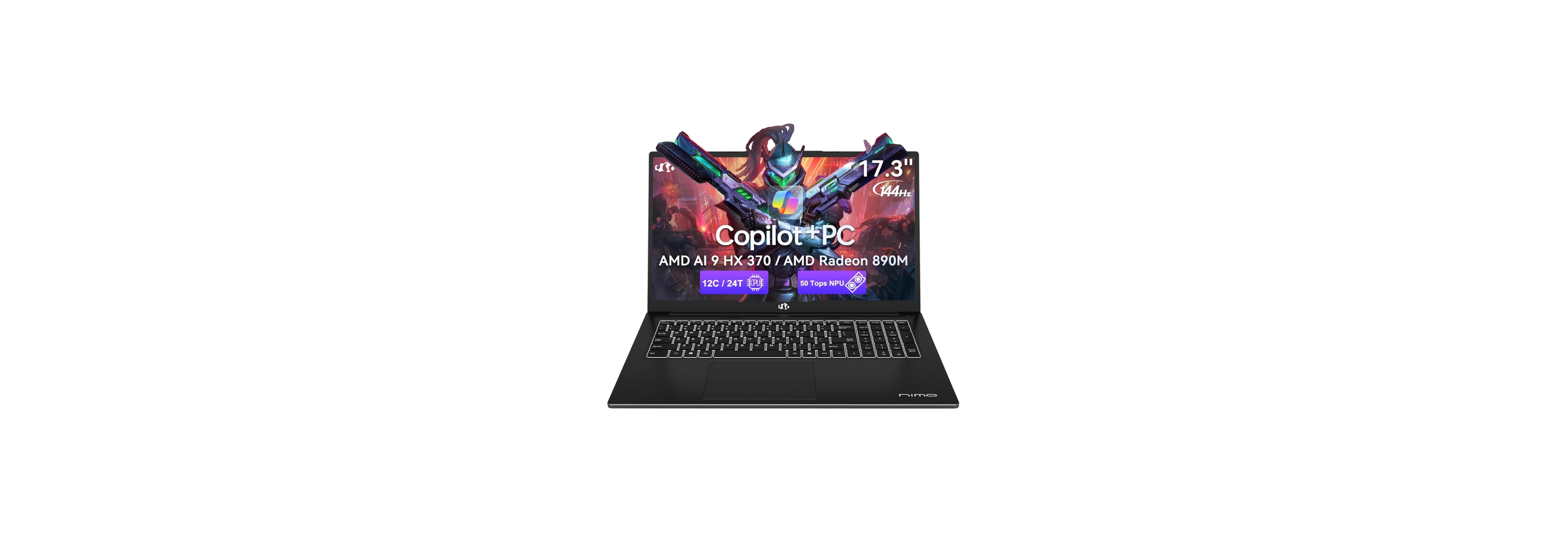 Nimo NeuraBook 17 17.3" Amd Ryzen Ai 9 Hx 370 32GB Ram Numeric Keypad Laptop