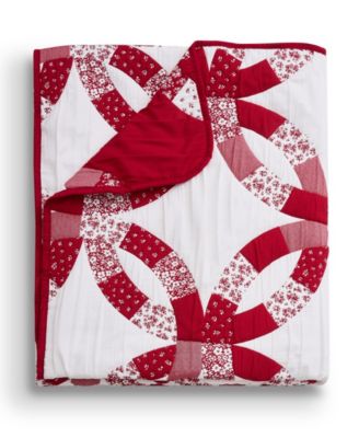 Wedding Ring Reversible Jacquard Woven Throw, 50" x 60"