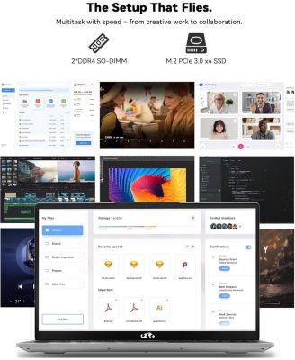 15.6 FHD IPS Laptop-Computer AMD Ryzen 5 3500U 16GB RAM 512GB SSD 3.7GHz
