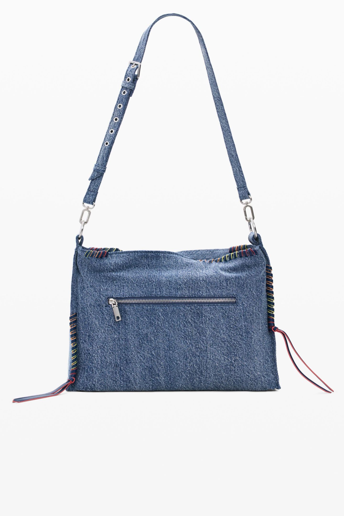 Женская сумка Desigual Big denim heart, цвет: Светлый синий — фото 2