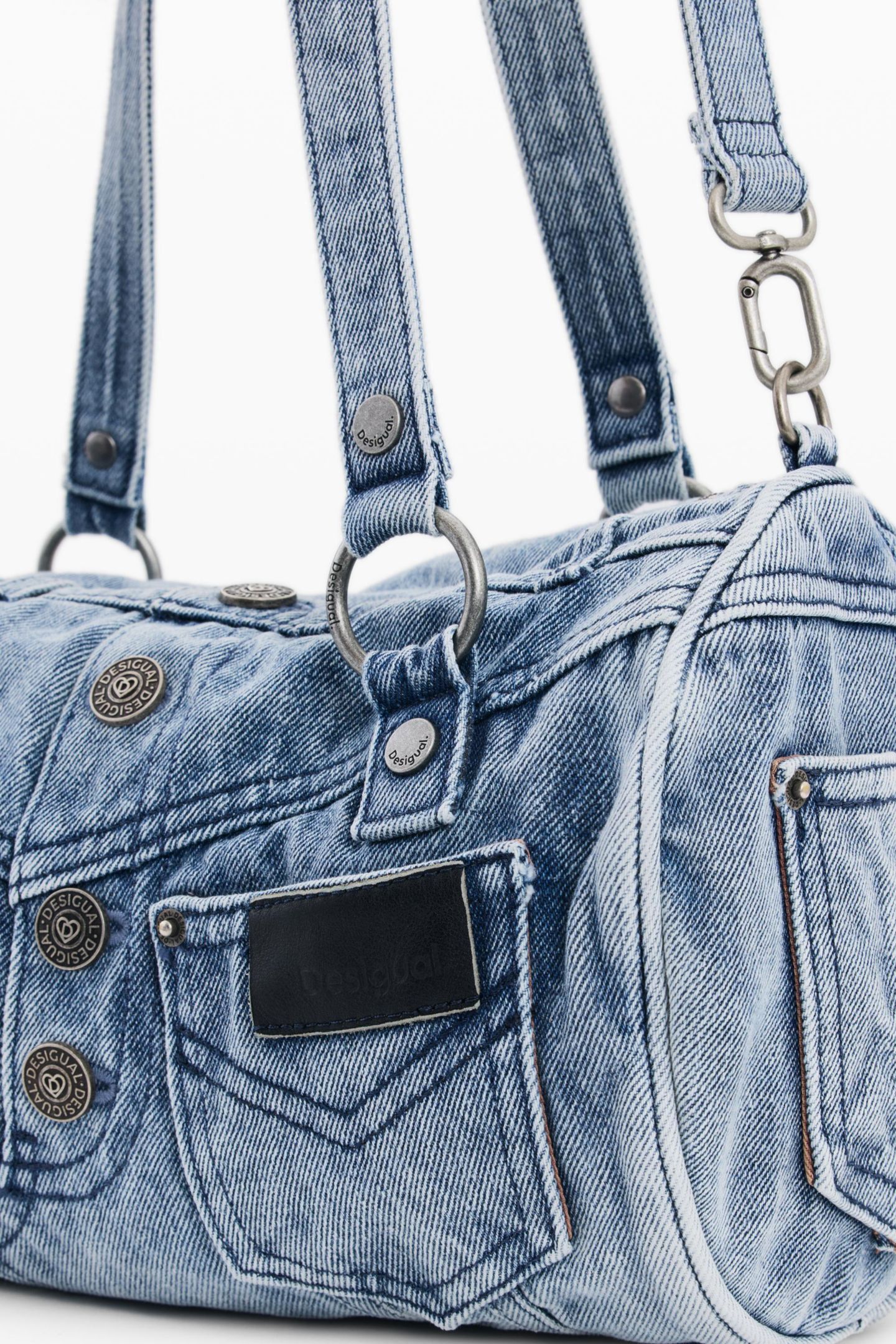 Женская сумка Desigual Denim pockets, цвет: Светлый синий — фото 2