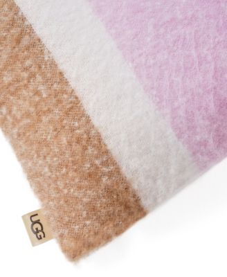 Simona Faux Mohair Bolster Decorative Pillow, 14" x 36"