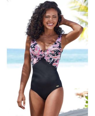 Women's Twist Front One Piece Swimsuit