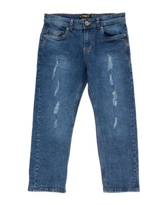 RAW X Big Boys Distressed Neon Stitch Jeans - Macy's