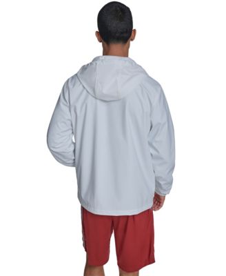 Men's Rubberized Hooded Rain Jacket