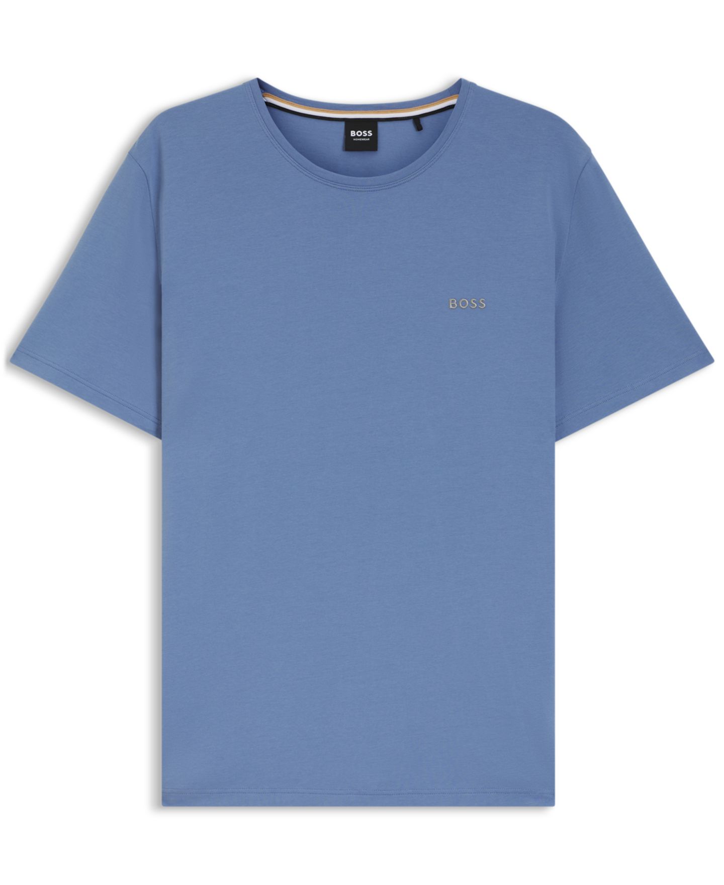 Мужская футболка Hugo Boss Mix & Match Regular-Fit, цвет: Пастельный синий — фото 5