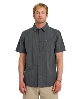 Men's Dobby Stripe Short-Sleeve Shirt