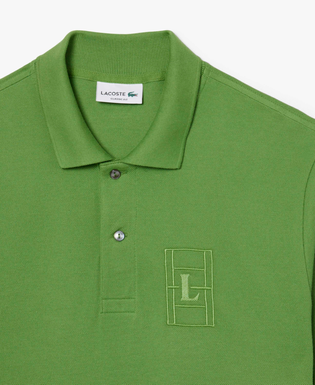 Lacoste Men's Classic-Fit Embroidery Detail Petit Piqu Polo Shirt