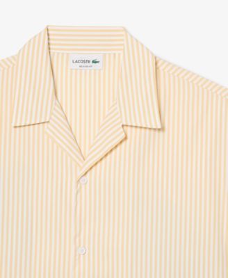 Men's Relaxed-Fit Striped Crocodile Shirt