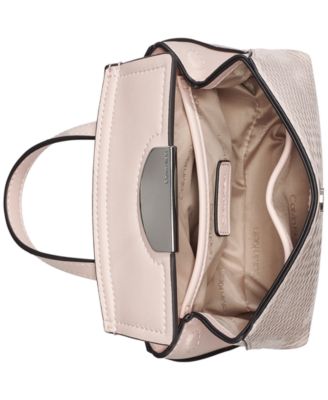 Arabella Mixed Media Crossbody with Web Strap