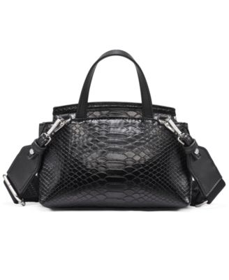 Arabella Mixed Media Crossbody with Web Strap