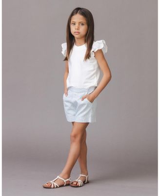 Toddler Girls Linen Pull-On Short