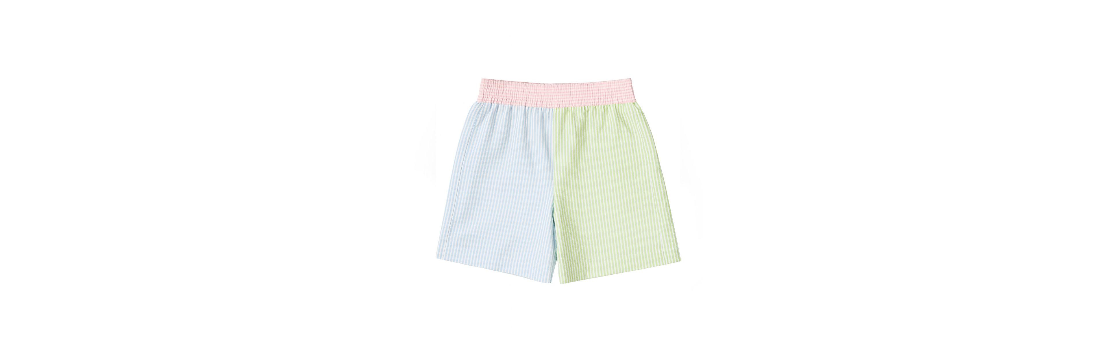Florence Eiseman Big Boys Stripe Seersucker Swim Trunk