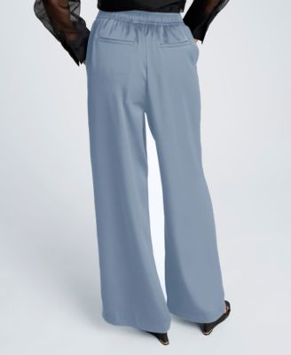 Women's Satin Wide-Leg Pants