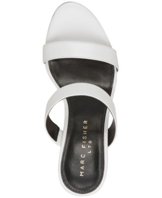 Women's Jessey Leather Slip-On Block Heel Dress Sandals