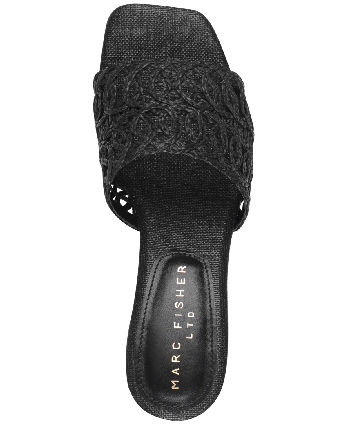 Marc Fisher Ltd Women's Follie Woven Slip-On Dress Sandals