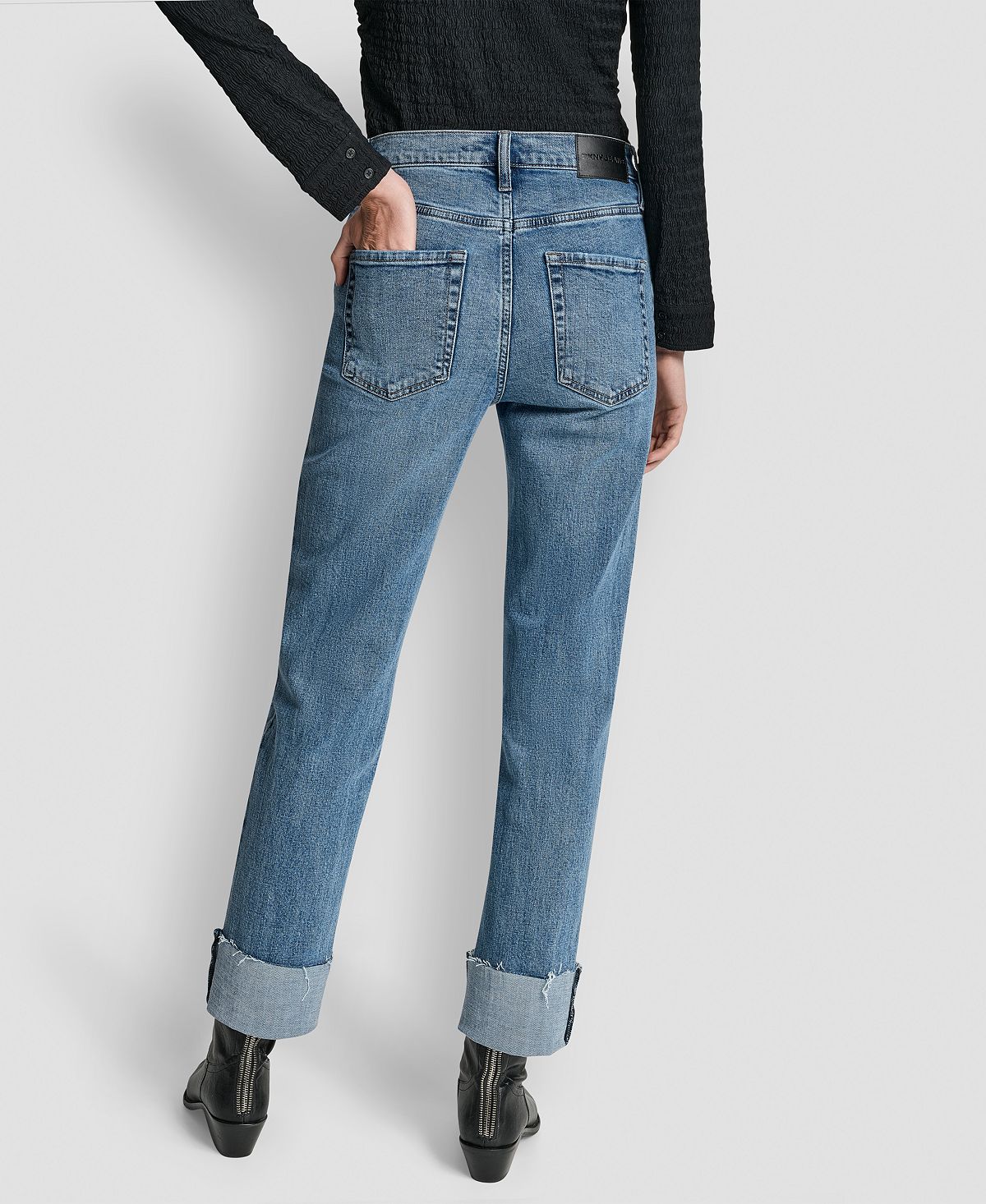 DKNY Jeans Women's Classic High-Rise Jeans view 6 — MAYCSS fashion products