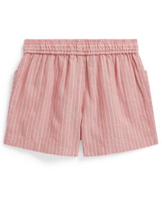 Girls' 2-6X Striped Pull-On Shorts