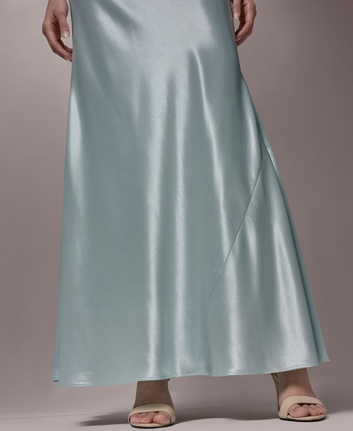 Donna Karan New York Women's Sleeveless Cowl Neck Ball Gown view 4 — MAYCSS fashion products