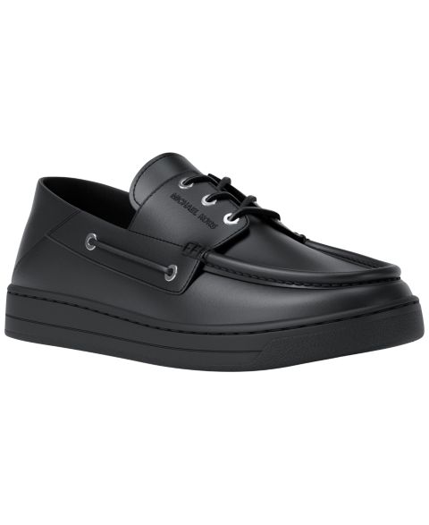 Обувь Michael Kors Men's Aiden Slip-On Boat Shoes, цвет: Чёрный