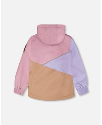 Girl Mid-Season Jacket in Polyester Mauve - Toddler|Child