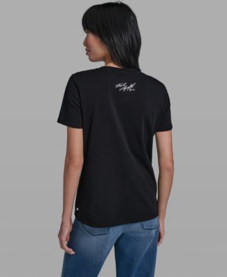 Women's Crew Neck Sunglasses T-Shirt