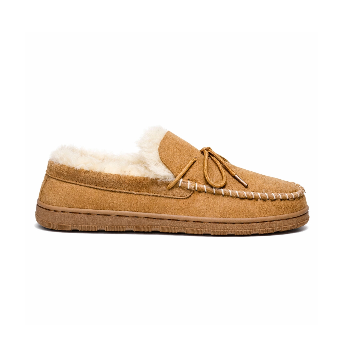 Pazstor Women's Shearling and Suede Moccasin Slippers Spring