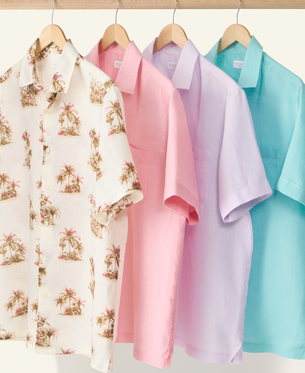 Мужские Club Room Men's 100% Linen Shirt — фото 1