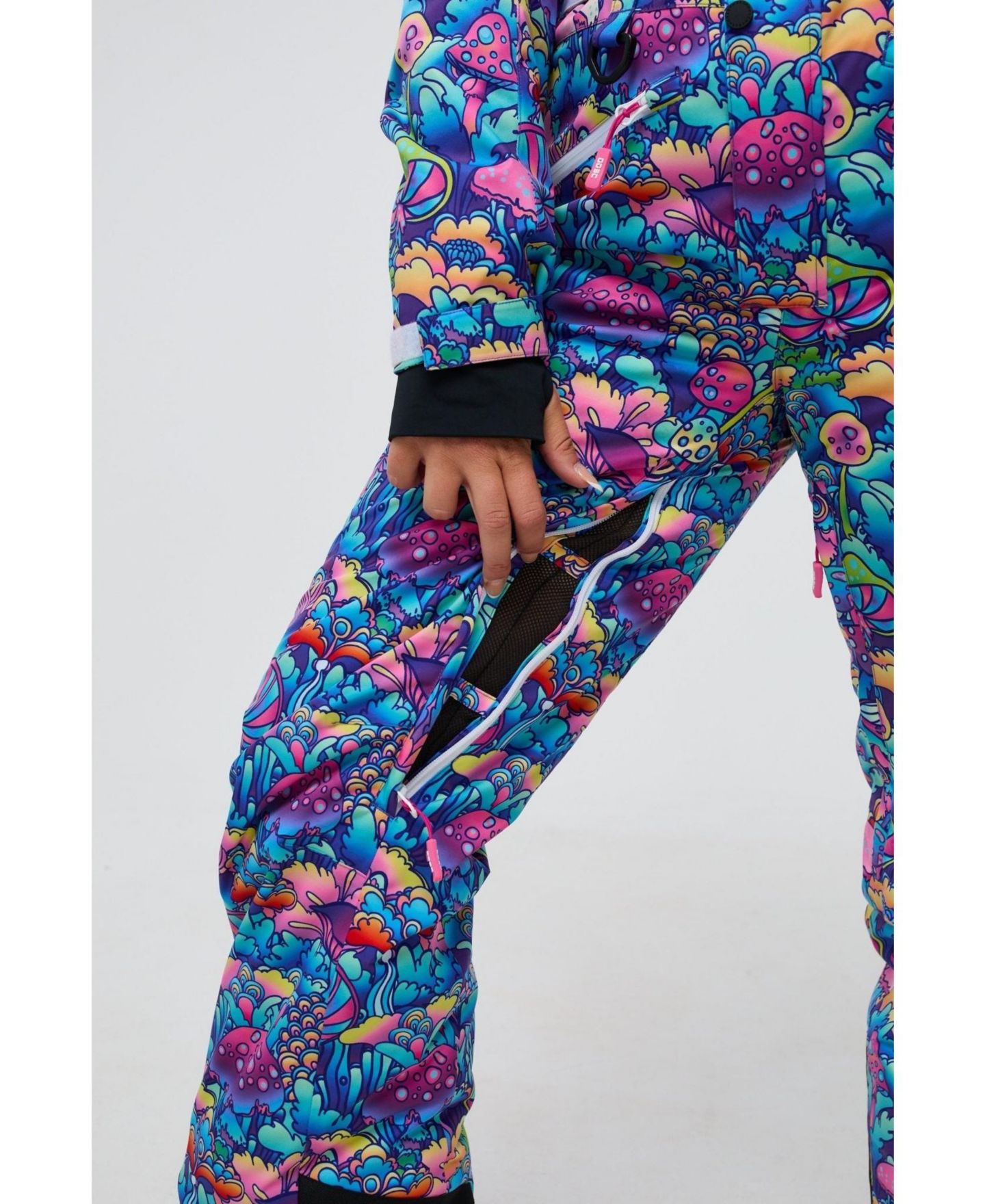 OOSC Women's High Ski Suit, цвет: Geometric Pattern. — фото 7
