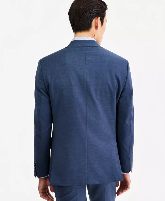 Men's Slim-Fit Wool-Blend Stretch Suit Jackets - thumbnail 7