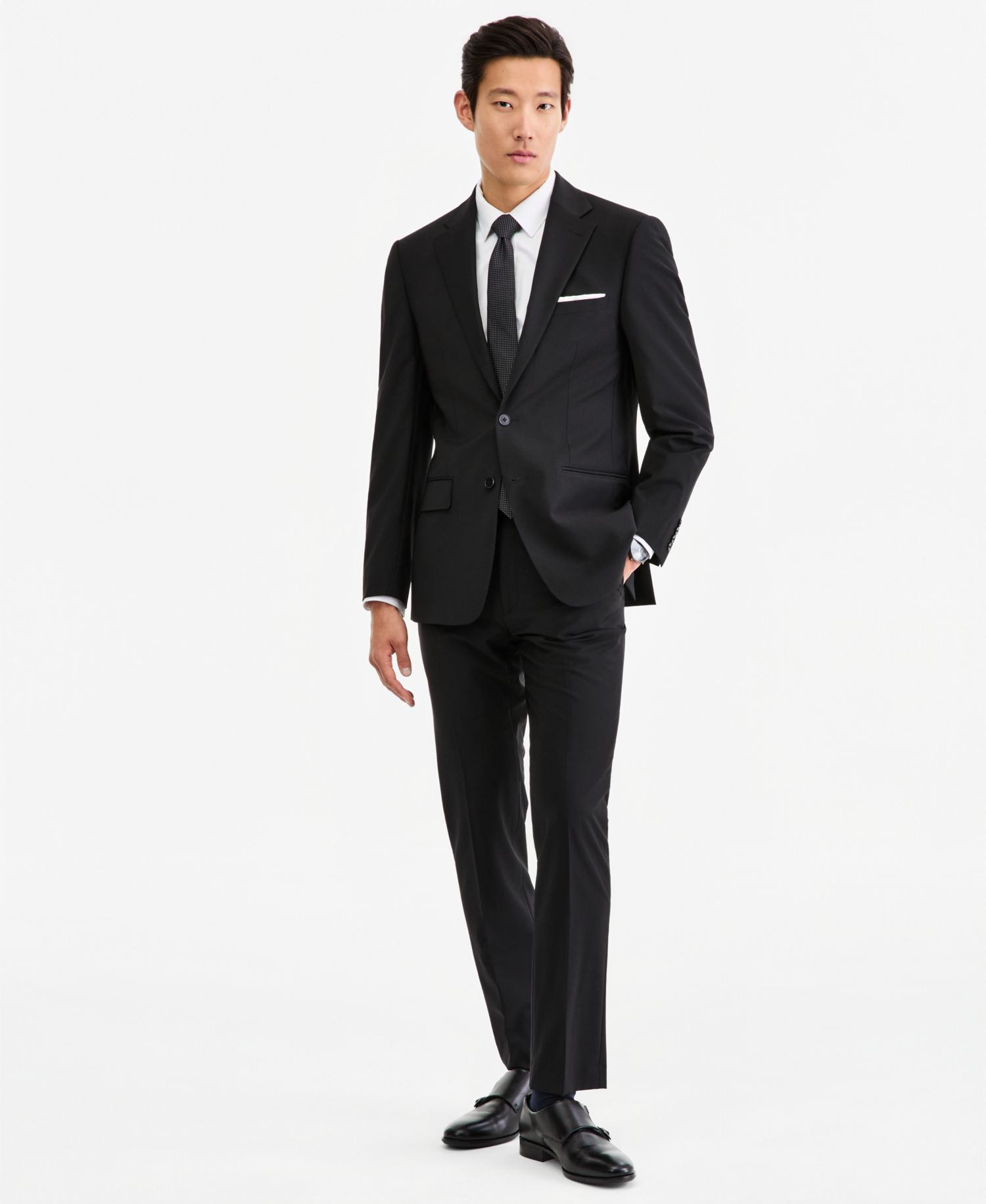 Men's Slim-Fit Wool-Blend Stretch Suit Jackets