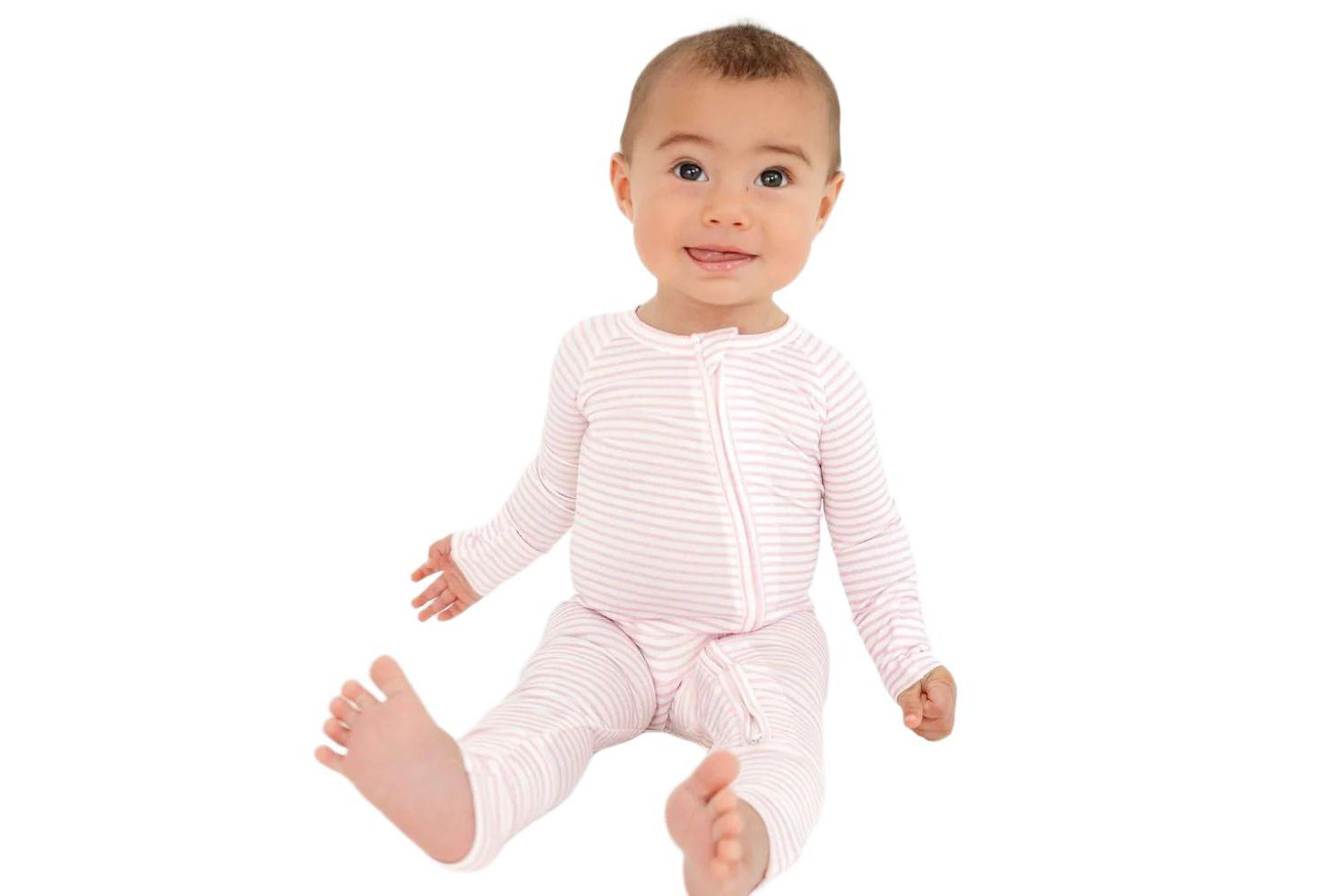 Baby Girls Ballet Stripe Bamboo Sleeper