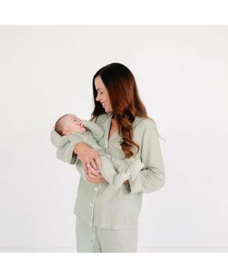 Baby Boys Evergreen Stripe Bamboo Sleeper