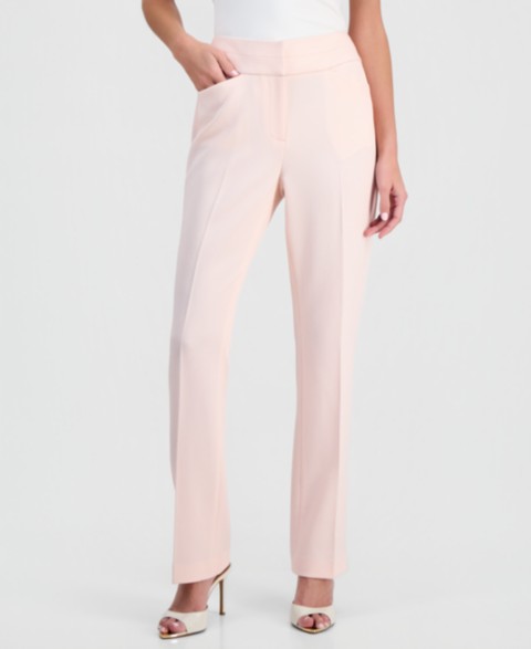 Женские брюки Tahari ASL Women's Twill Flat-Front Straight-Leg Pants