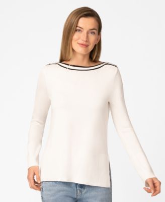 Women's Boat Neck Sweater, Macy's Excusive