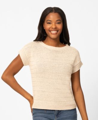 Women's Textured Stripe Sweater