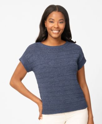 Women's Textured Stripe Sweater