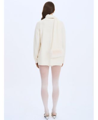 Women's Orla Wool-Blend Ribbed Knit Cardigan