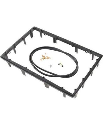 1150 Waterproof Protector Hard Case, Black with Pelican 1150PF,Panel Frame 1150 Kit