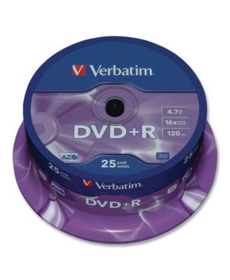95033 4.7 GB 16x Spindle DVD+R Recordable Disc - (25/Pack