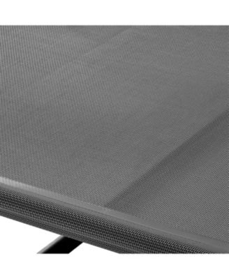 XL Elevated Dog Cot, Metal Frame Portable Raised Bed for Large Dogs