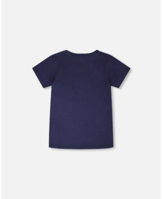 Toddler Boys ganic Cotton Jersey T-Shirt with Bike Print