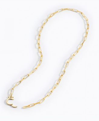 Mint Paperclip Necklace