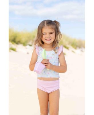 Toddler Girls Floral Print Tankini