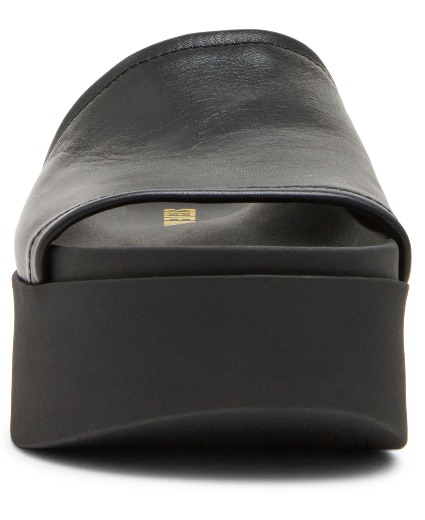 Женские сандалии Steve Madden Arwen Platform Slip-On Slide, цвет: Чёрный — фото 7