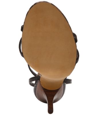 Women's Frenzi Novelty T-Strap Stiletto Heel Dress Sandals