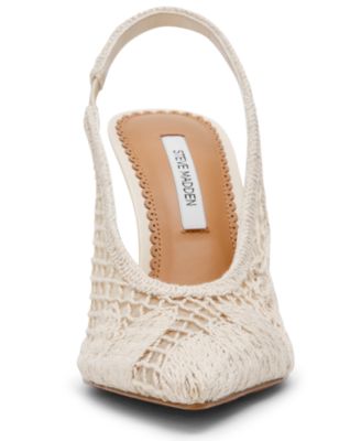 Women's Andromeda-C Crochet Pointed Toe Slingback Pumps