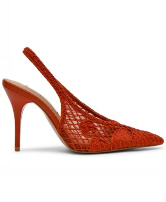 Women's Andromeda-C Crochet Pointed Toe Slingback Pumps