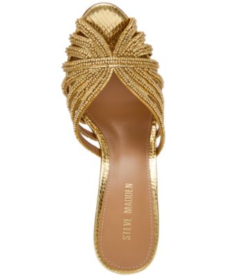 Women's Petra Rhinestone Stiletto Heel Dress Sandals