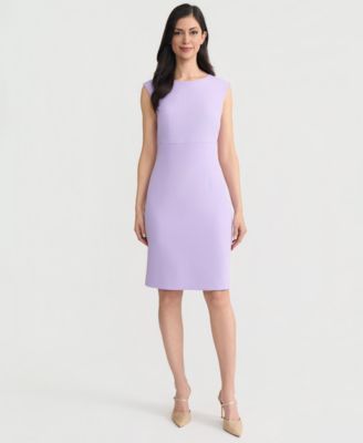 Women's Stretch Crepe Sheath Dress